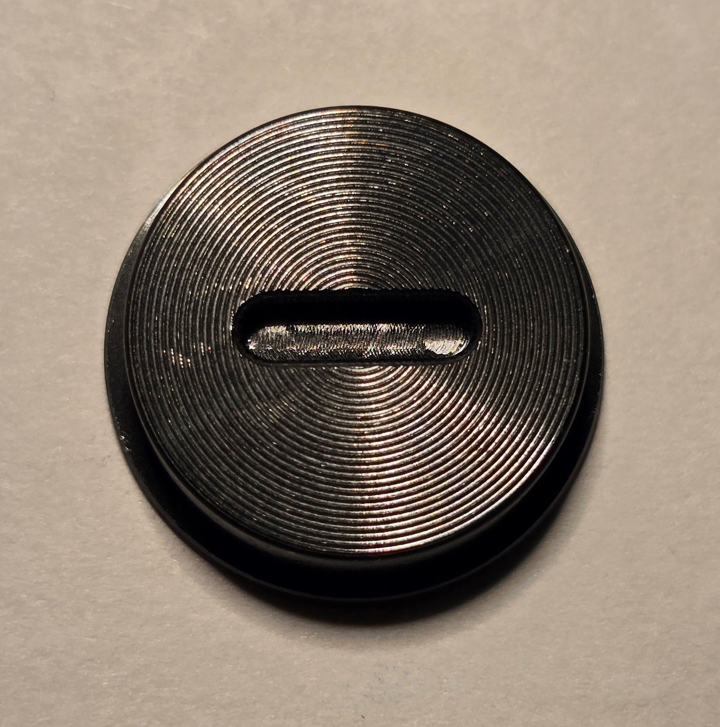 Emisar/Noctigon replacement switch ring/button KR1 KR4 BLACK SS WITH SINGLE TRIT SLOT