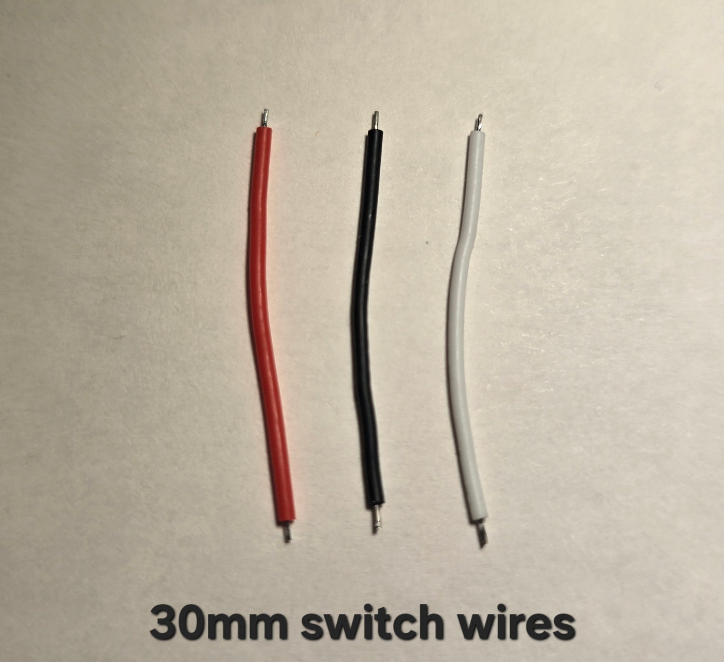 Emisar Noctigon XP Raw MCPCB/AUX Custom 30MM SWITCH WIRE (SET OF 3)