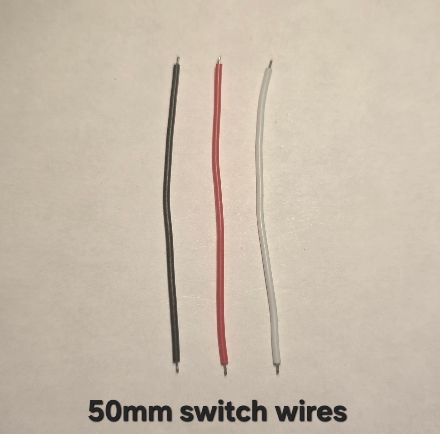 Emisar Noctigon XP Raw MCPCB/AUX Custom 50MM SWITCH WIRE (SET 0F 3)