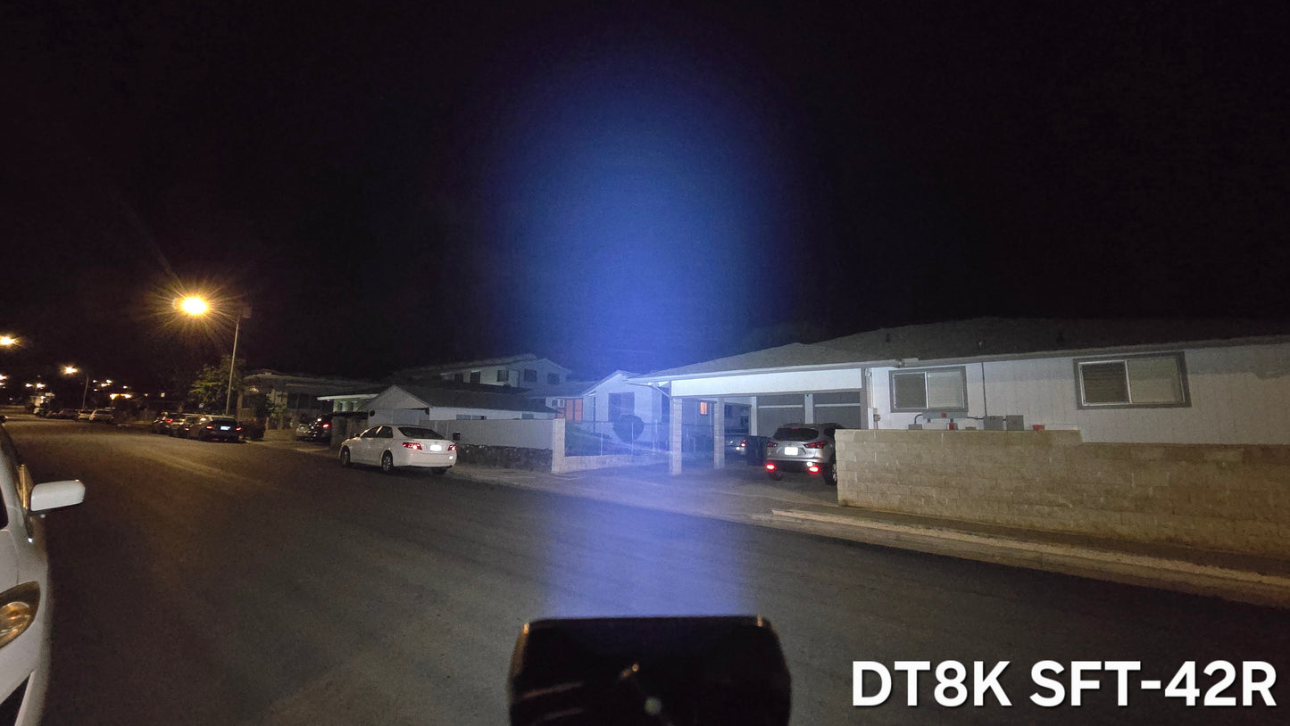 DT8K 1*21700 8 LED High Power LED Flashlight CUSTOM "BUILT-TO-ORDER"