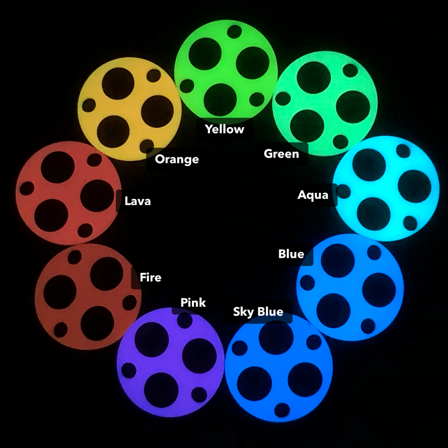 HTP WORKS TurboGlow Glow Gasket for FW3A & Carclo 105xx Optic TRIPLE
