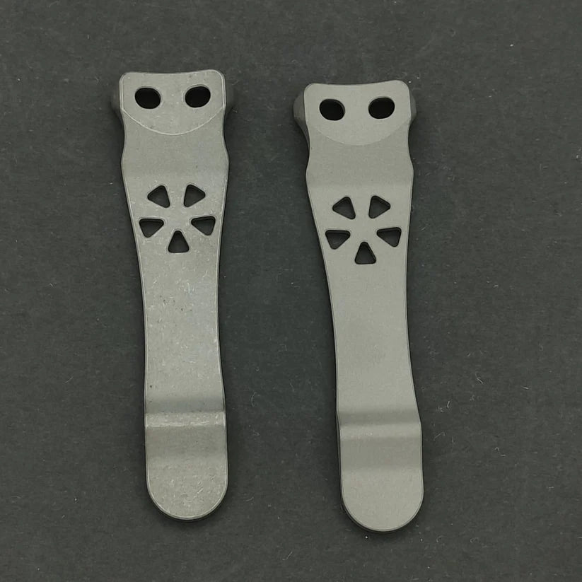ReyLight CNC'd Ti clip