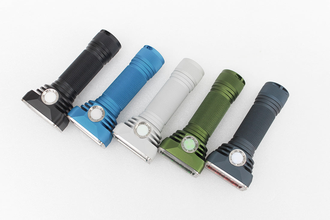 Emisar DT8K Tint Ramp 21700 8 LED High Power LED Flashlight CUSTOM "BUILT-TO-ORDER" STONEWHITE ($5 ADDITIONAL COST)