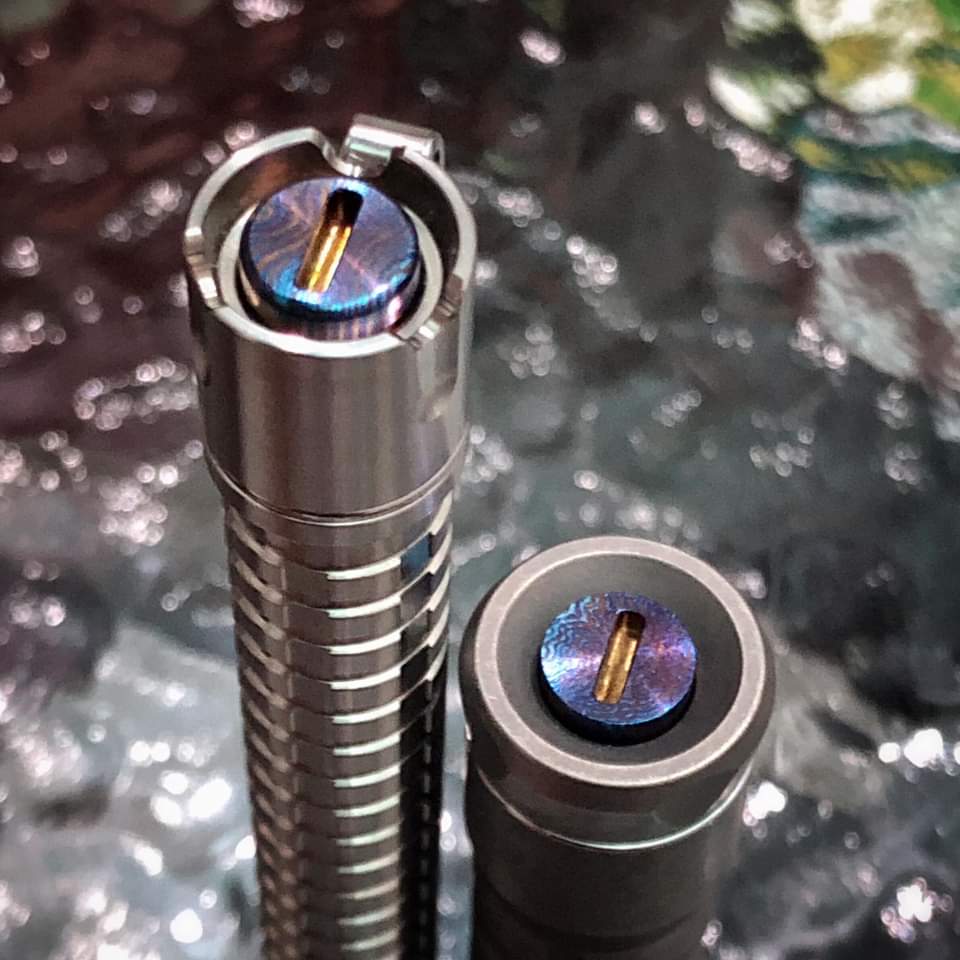 ReyLight Timascus Button For Pineapple/Pineapple Mini/Dawn