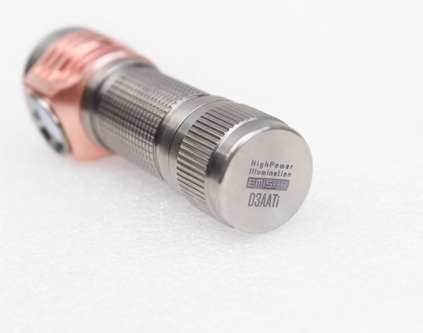 Emisar D3AA Titanium 14500/AA LED Flashlight *CUSTOM BUILT-TO-ORDER*