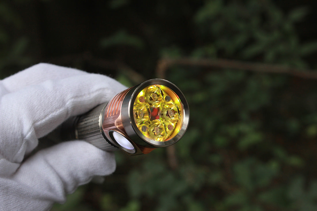 Emisar D4V2 Brass High Power LED Flashlight *CUSTOM BUILD-TO-ORDER*