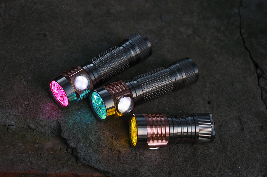Emisar D4V2 Titanium High Power LED Flashlight *CUSTOM BUILD-TO-ORDER*
