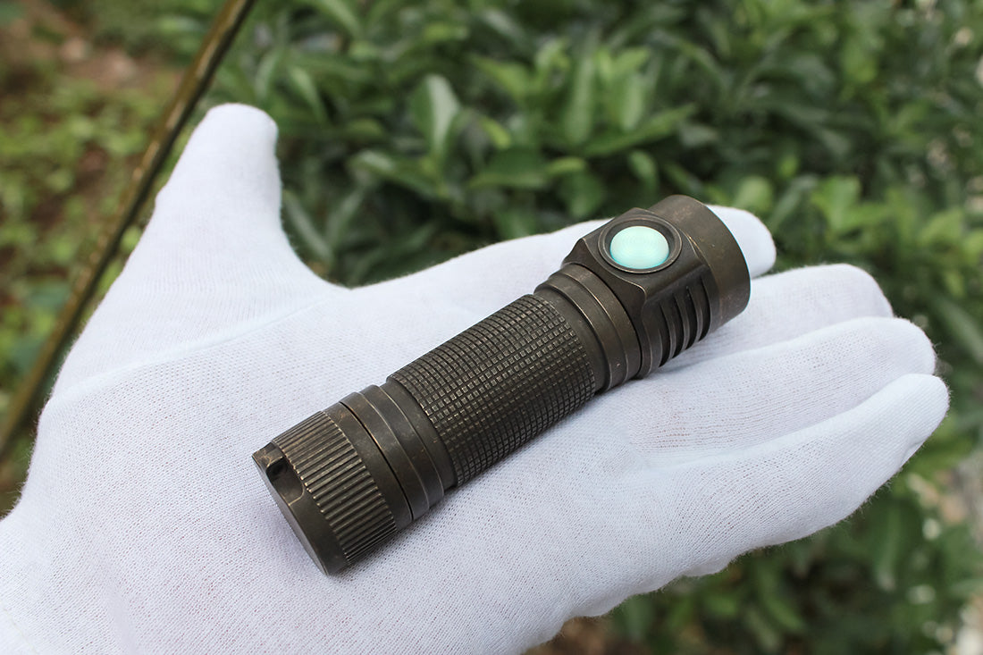 Emisar D4V2/D4K Titanium, Brass & Copper *MULE* 2CH 2-CH LED Flashlight