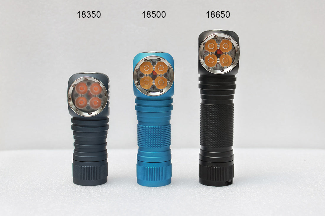 Emisar DW4 18650 Right Angle LED Flashlight *CUSTOM BUILT-TO-ORDER*