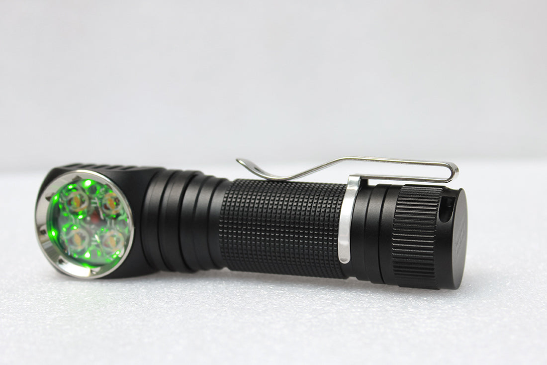 Emisar DW4 18650 Right Angle LED Flashlight *CUSTOM BUILT-TO-ORDER*