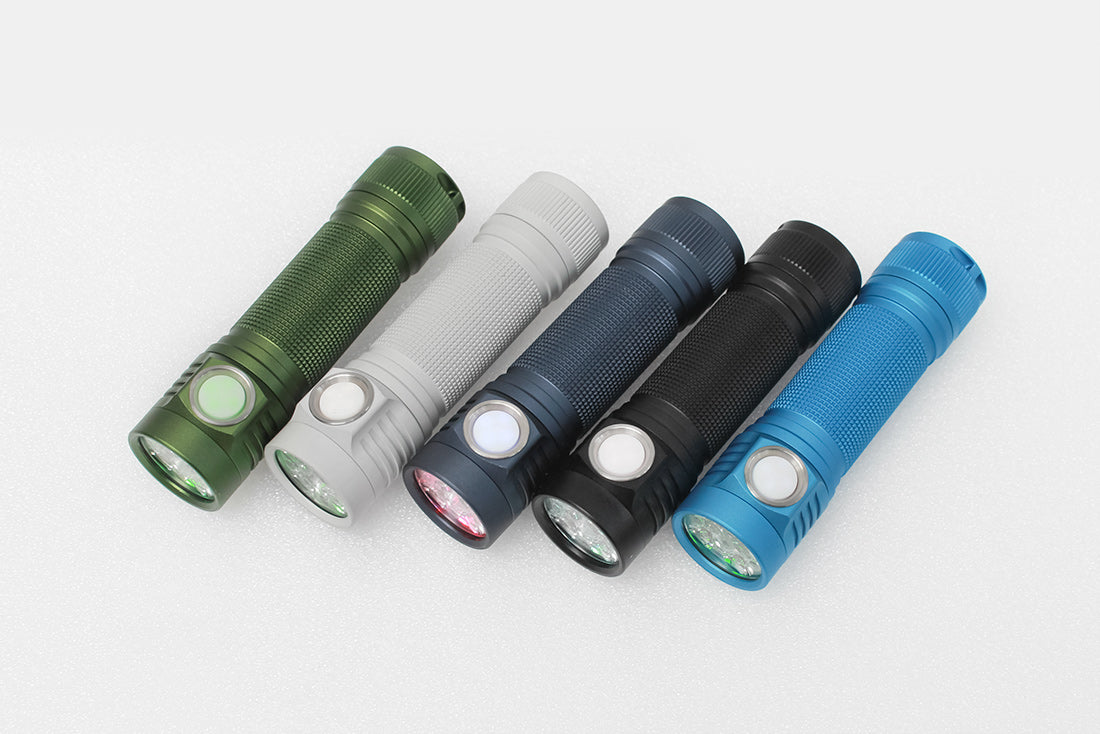 Emisar D4K 21700 High Power EDC Flashlight *CUSTOM BUILT-TO-ORDER* STONEWHITE ($5 ADDITIONAL)