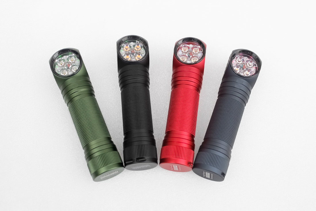 Emisar DW4K 3-CH 3CH Triple Channel 1*21700 Right Angle Flashlight *CUSTOM BUILT-TO-ORDER*