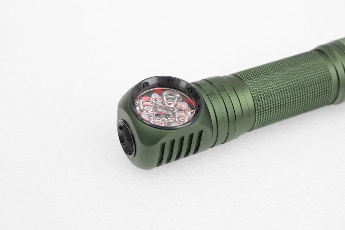 Emisar DW4K 2CH 2-CH 21700 Right Angle LED Flashlight *CUSTOM BUILT-TO-ORDER*