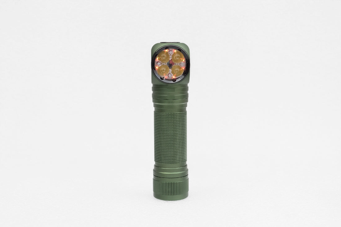 Emisar DW4K 3-CH 3CH Triple Channel 1*21700 Right Angle Flashlight *CUSTOM BUILT-TO-ORDER*