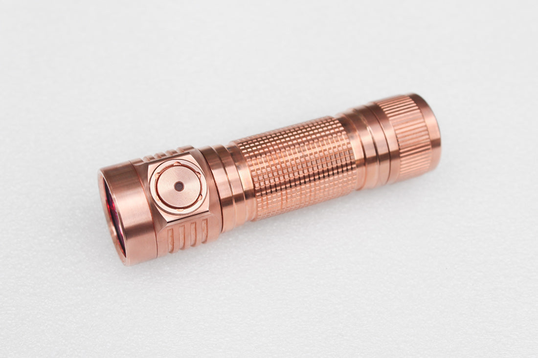 Emisar D4V2/D4K Titanium, Brass & Copper *MULE* 2CH 2-CH LED Flashlight D4V2 COPPER (RAW)