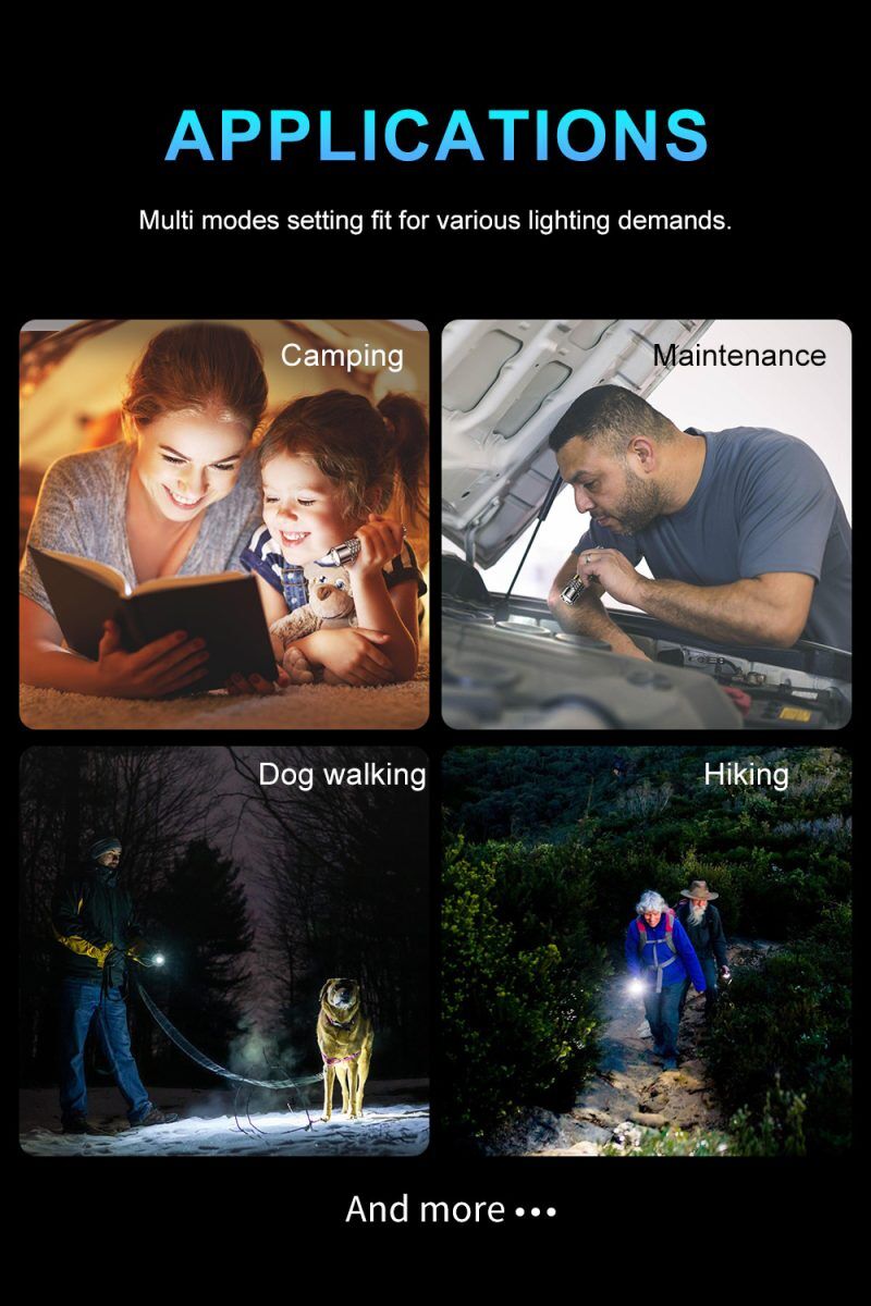 Lumintop Ring King 1000 Lumens 14500 EDC Tactical Flashlight