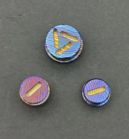 ReyLight Timascus Button For Pineapple/Pineapple Mini/Dawn