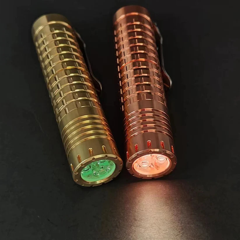 ReyLight Dawn Triple V2.2 - Copper, Brass, Nichia 519a 4000K R9080
