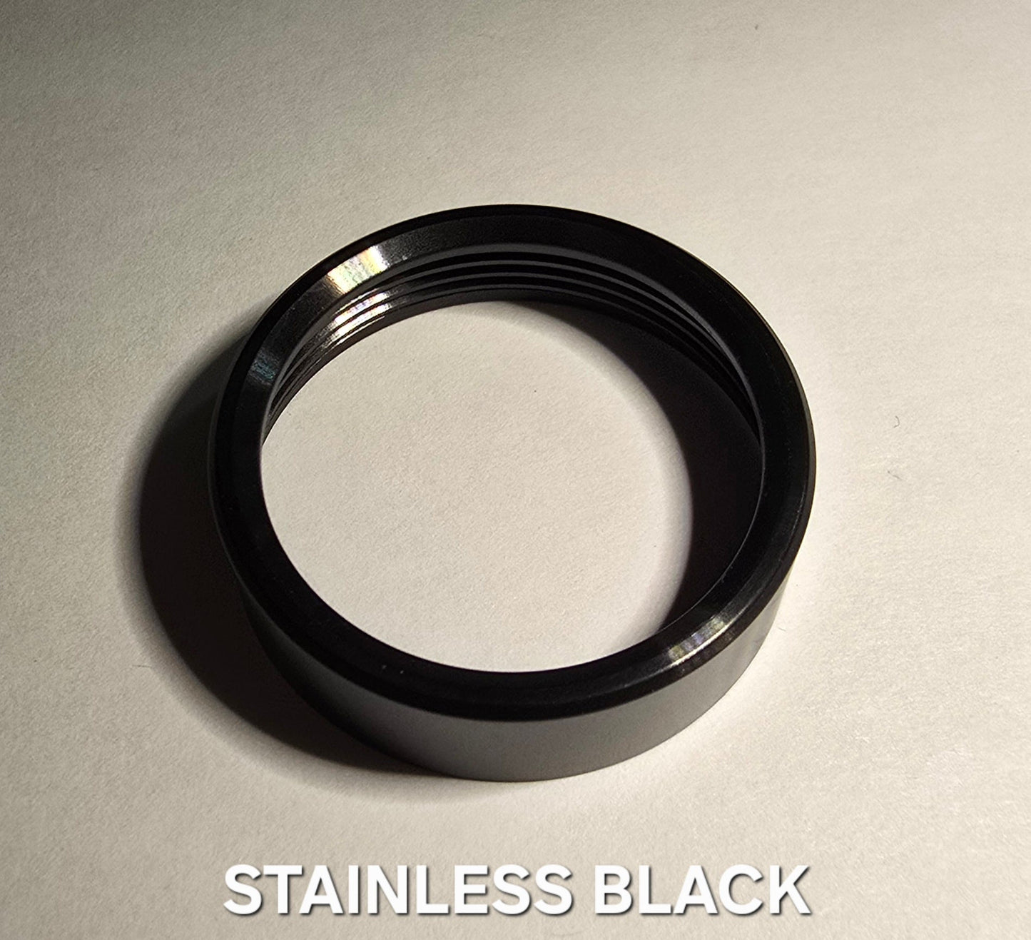 Emisar D3AA/DW3AA Replacement Body/Tube/Head/Bezel Parts D3AA STAINLESS BLACK BEZEL