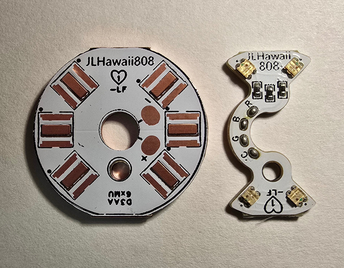 Emisar Noctigon XP Raw MCPCB/AUX Custom 20 X 1.6MM 3S2P 6 X 3535 SMD MULE MCPCB + AUX BOARD (CUSTOM)