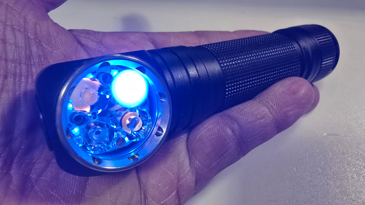 Emisar DW4K 3-CH 3CH Triple Channel 1*21700 Right Angle Flashlight *CUSTOM BUILT-TO-ORDER*
