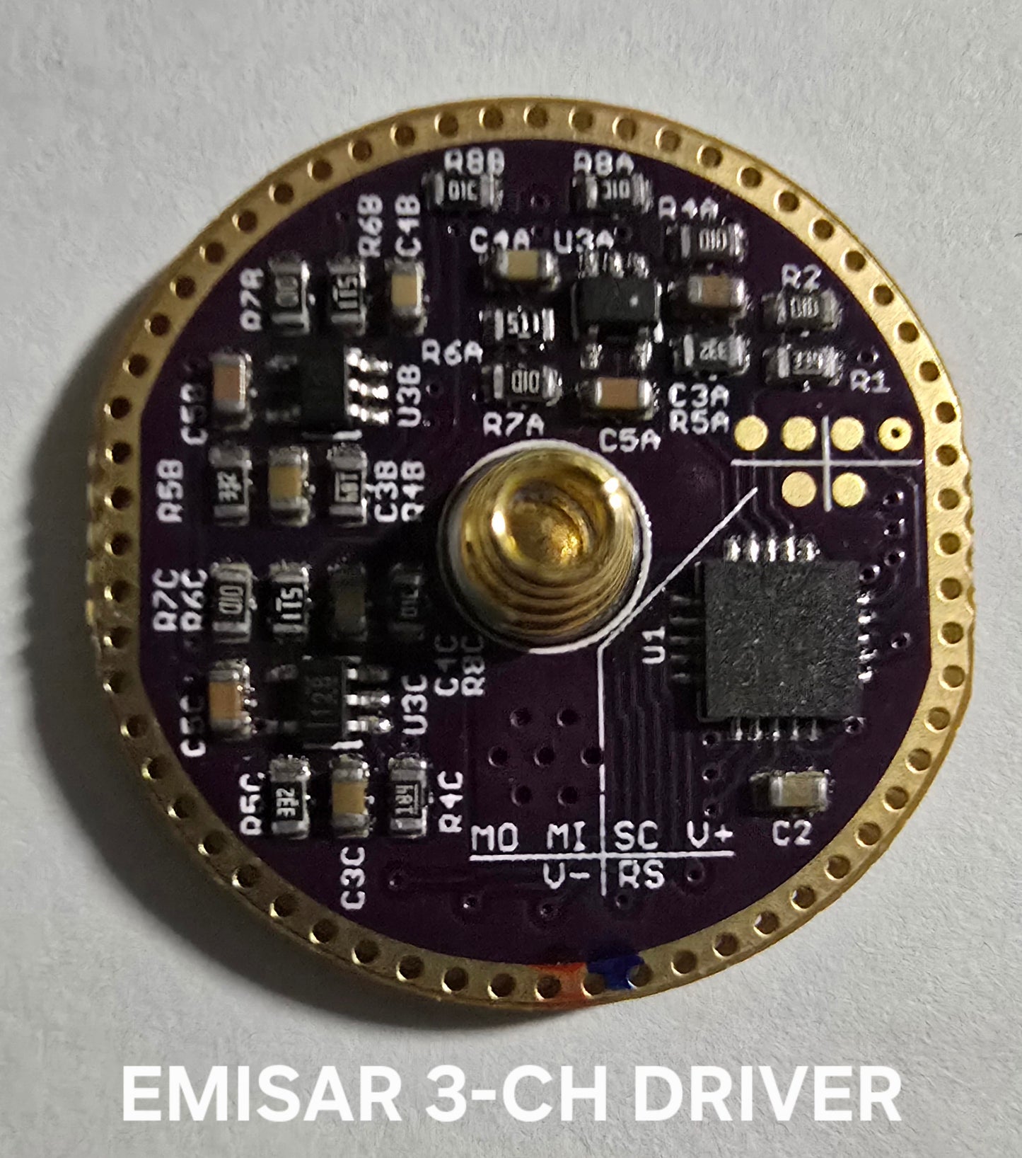 Emisar Noctigon Linear/Boost/Tint Ramping LED Driver 24MM D4K DW4K 9A +5A + 5A 3-CH DRIVER