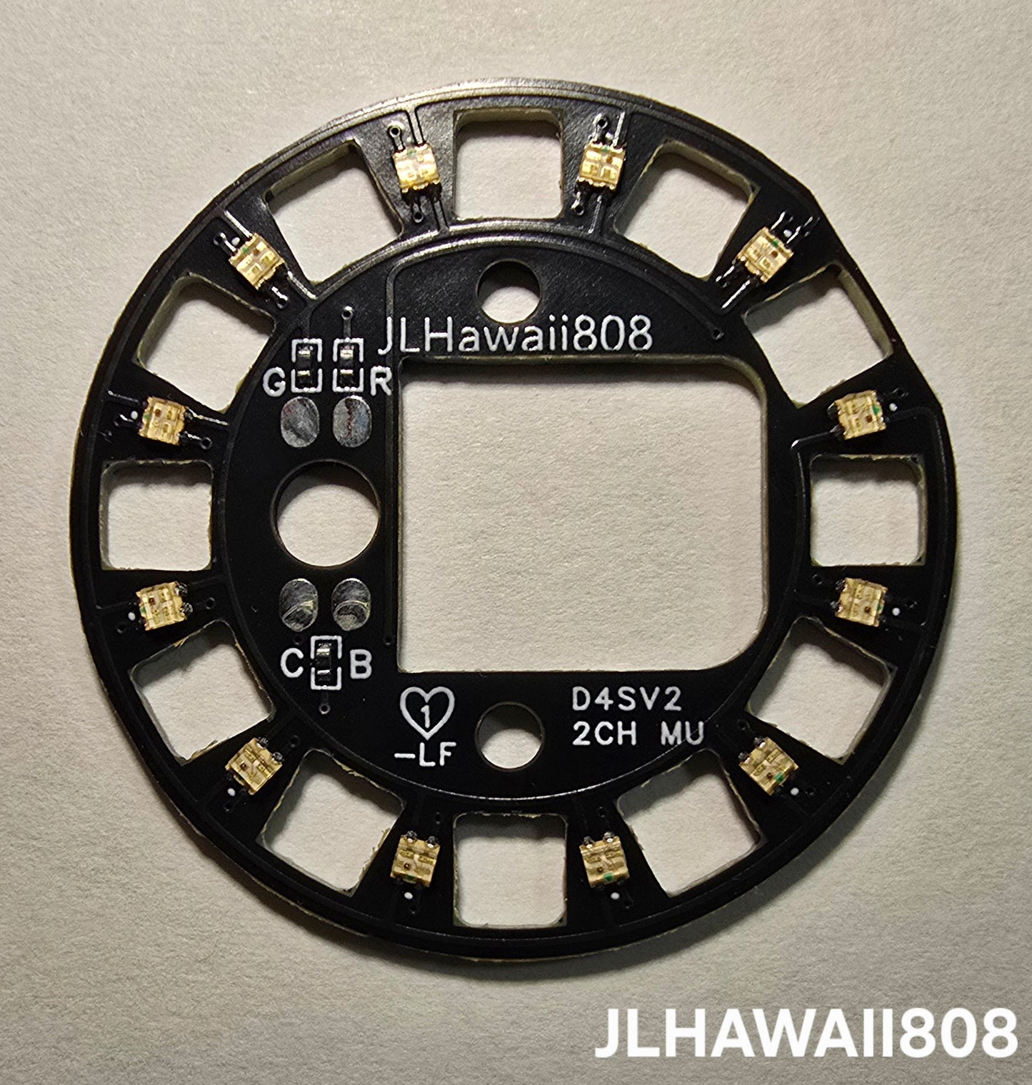 Emisar Noctigon XP Raw MCPCB/AUX Custom D4SV2 MULE 2-CH RGB AUX BOARD