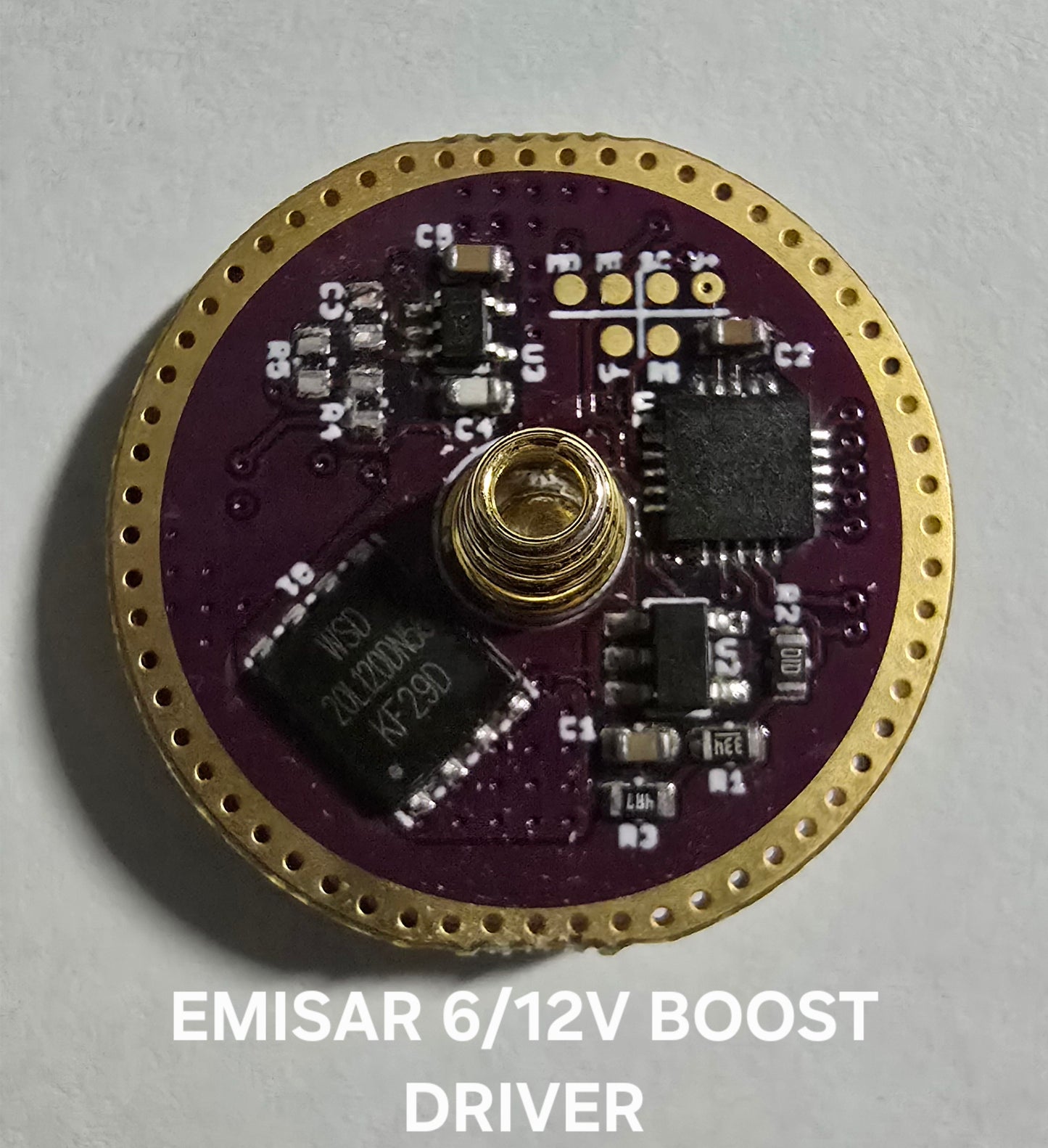 Emisar Noctigon Linear/Boost/Tint Ramping LED Driver 24MM D4K D1K DT8K DW4K 12V 2A BOOST DRIVER