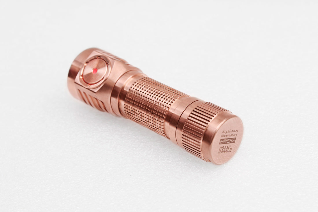 Emisar D3AA Copper 14500/AA LED Flashlight *CUSTOM BUILT-TO-ORDER*