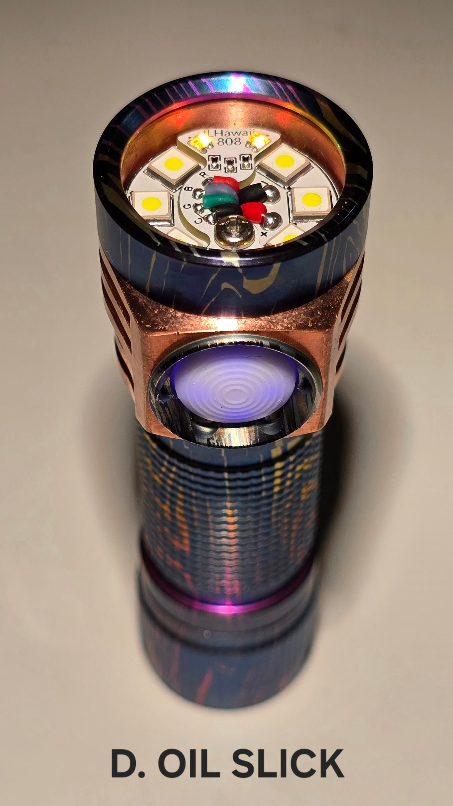 Emisar D3AA Titanium Colorful Series 14500/AA LED Flashlight