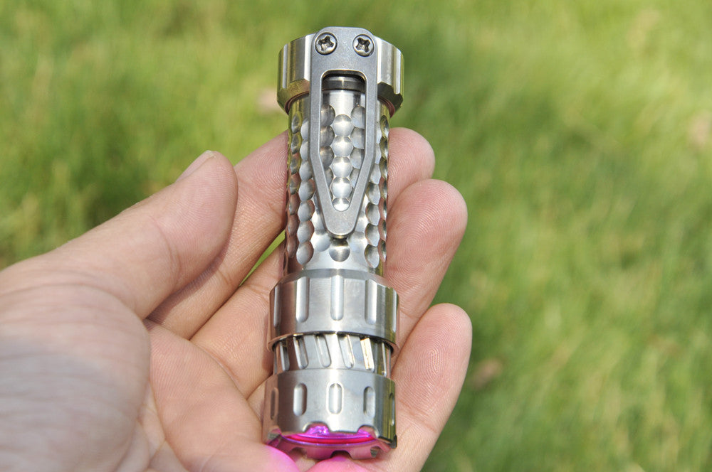 Maeerxu MT3 Titanium 18350 Nichia 519A Led Flashlight