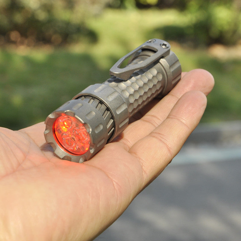 Maeerxu MT3 Titanium 18350 Nichia 519A Led Flashlight
