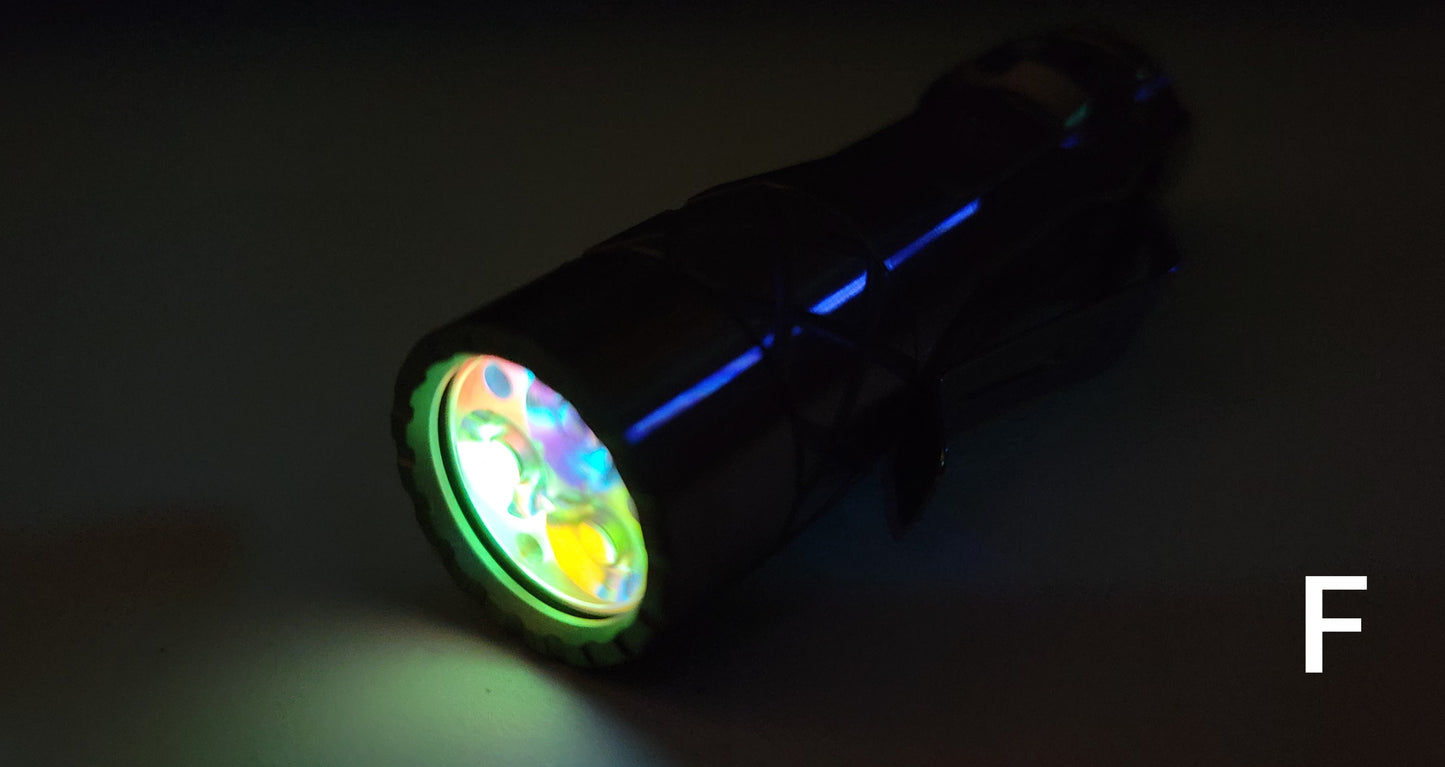 Lumintop MULTI COLORED TRI-GLOW Turbo Glow Gaskets For FW3A EDC18 FW21 LM10 HL3A