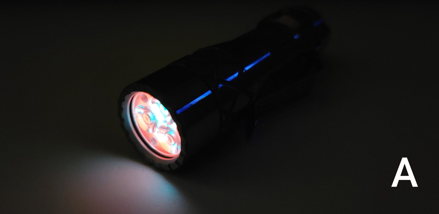 Lumintop MULTI COLORED TRI-GLOW Turbo Glow Gaskets For FW3A EDC18 FW21 LM10 HL3A