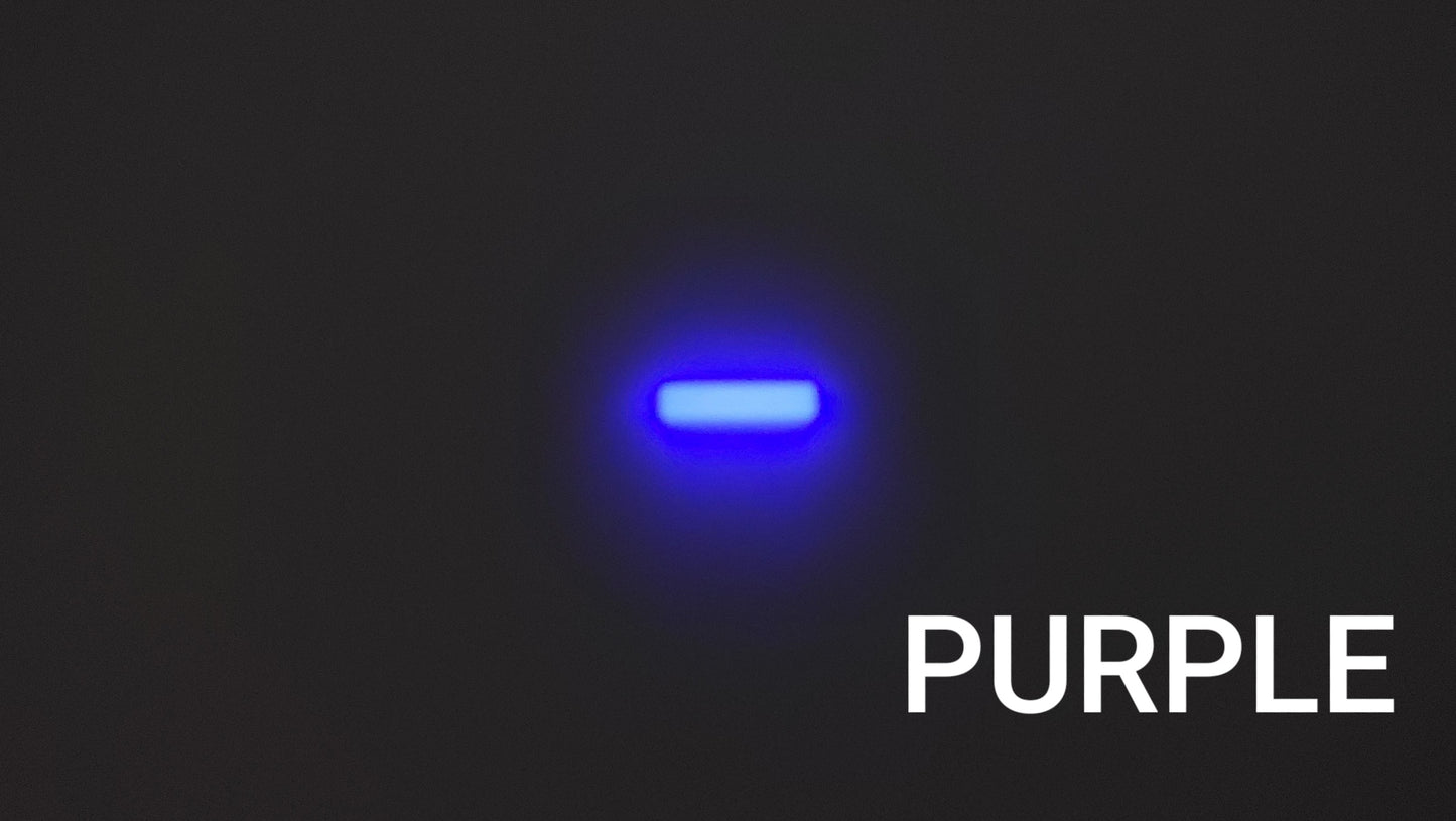 GITD Glow in The Dark Glow tubes Purple