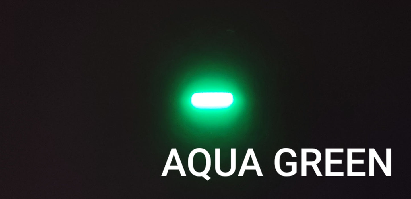 GITD Glow in The Dark Glow tubes Aqua green