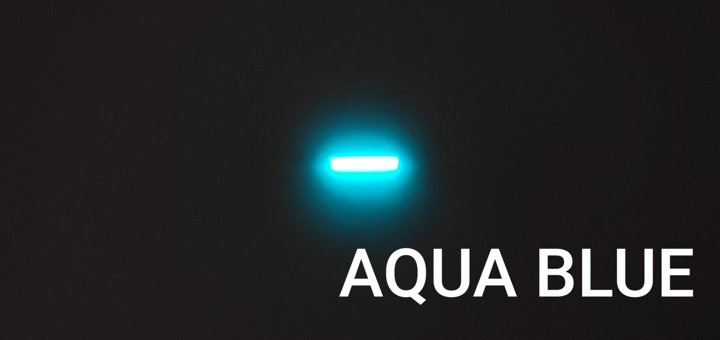 GITD Glow in The Dark Glow tubes Aqua blue