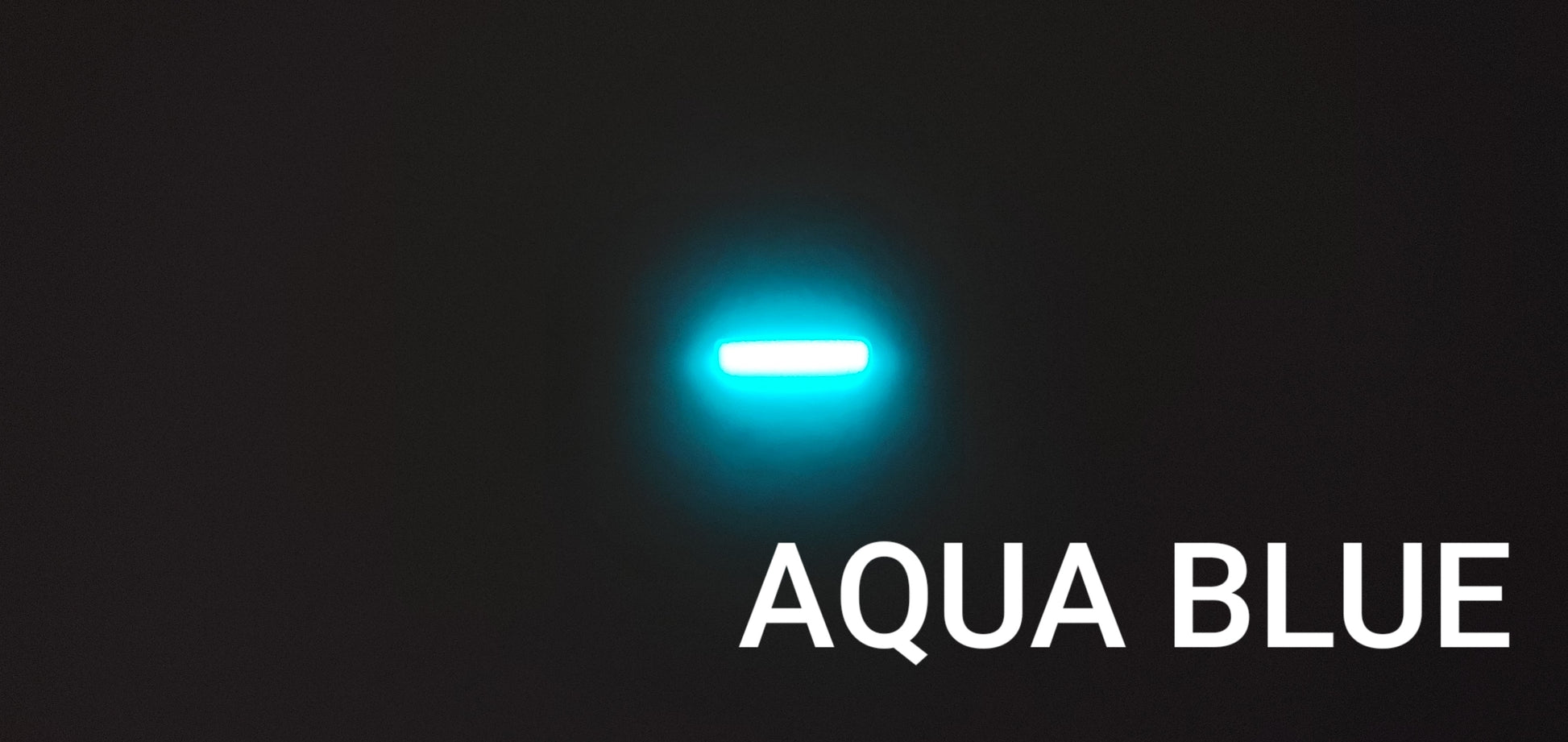 GITD Glow in The Dark Glow tubes Aqua blue
