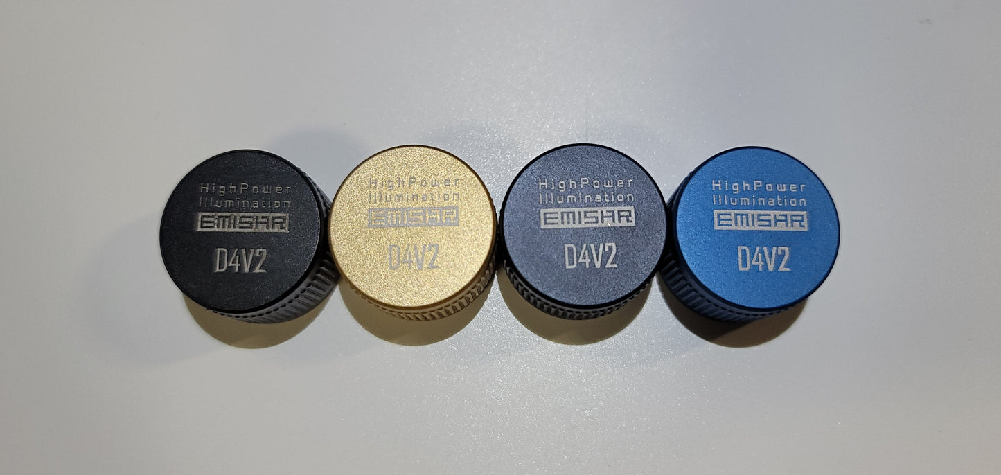 Emisar Noctigon Replacement Tailcap Tail Caps D4/D4V2/D1/D1K/D4K/D4SV2/KR4