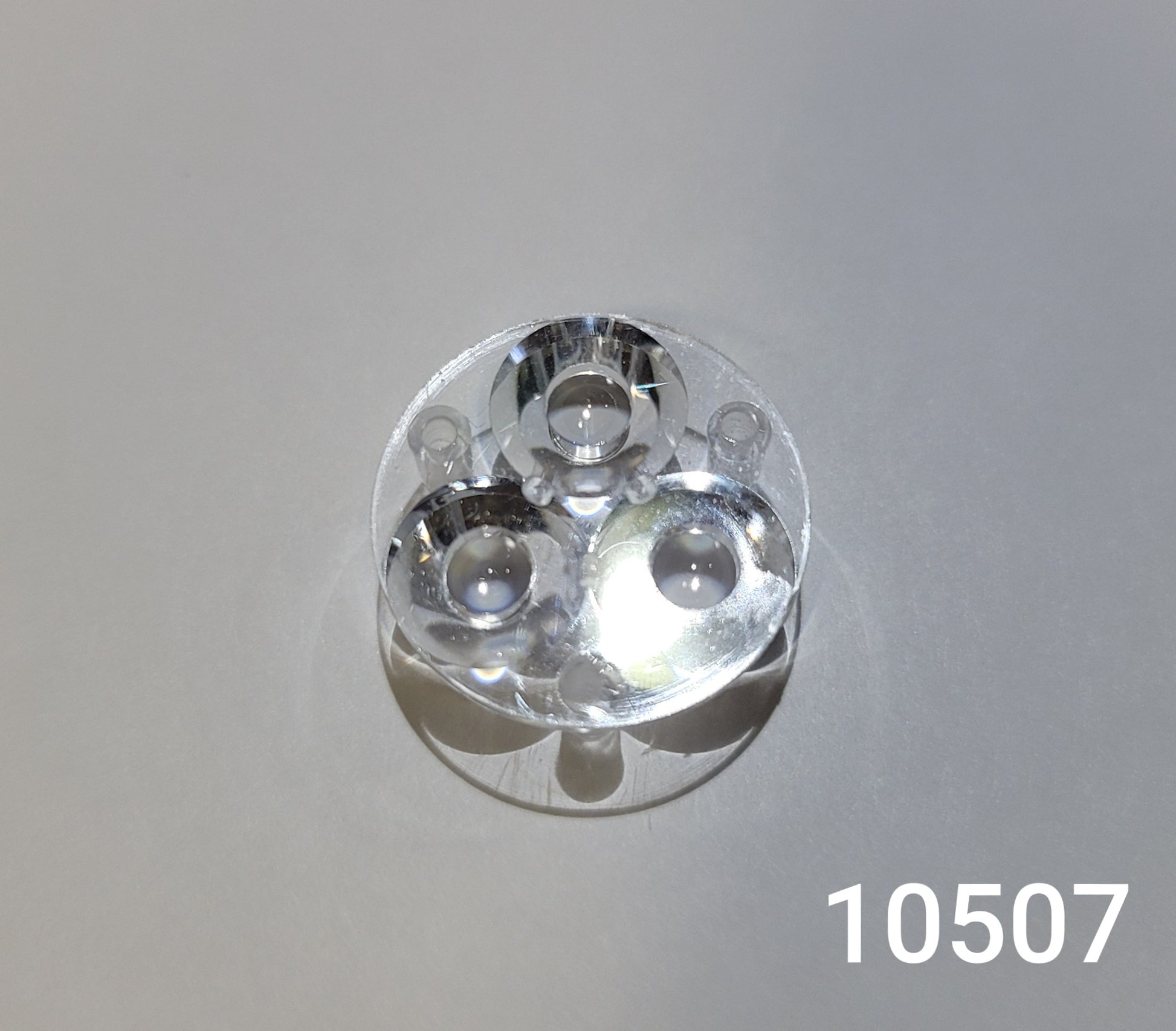 Carclo 10511 10507 Drilled Optics 20mm 1.5x6mm For Tritium or Glow Tubes 10507 (CLEAR NARROW SPOT)