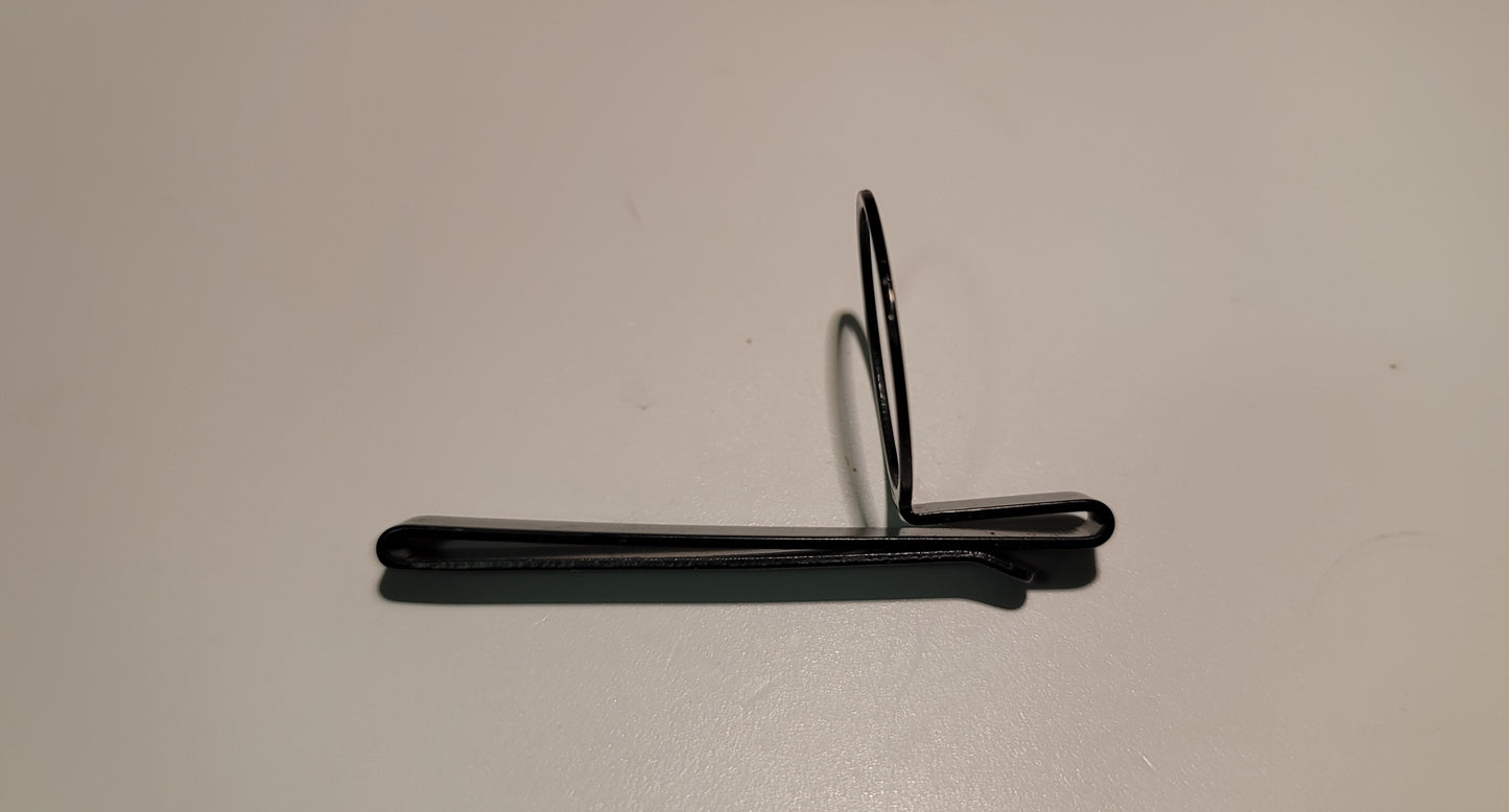 Lumintop FW1A FW1A PRO FW3A FW3X FW4A Deep Carry Pocket Clip Chrome or Black BLACK