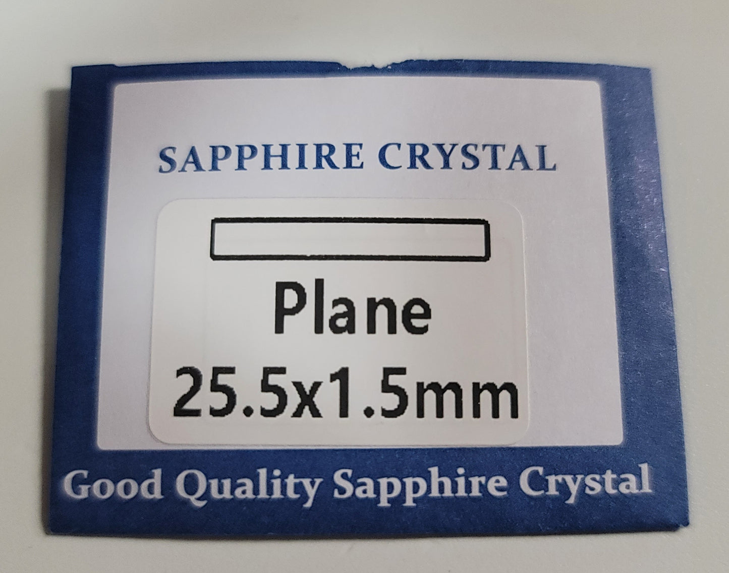 Sapphire Crystal Lens For Lumintop, Emisar or Noctigon LED Flashlight 25.5MM X 1.5MM D4V2 D4K DW4 KR4