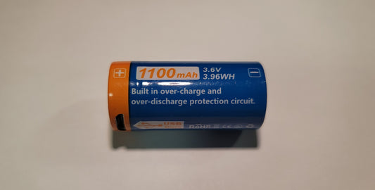 Jetbeam 18350 JR11 1100mAh Lithium-ion Rechargeable Battery