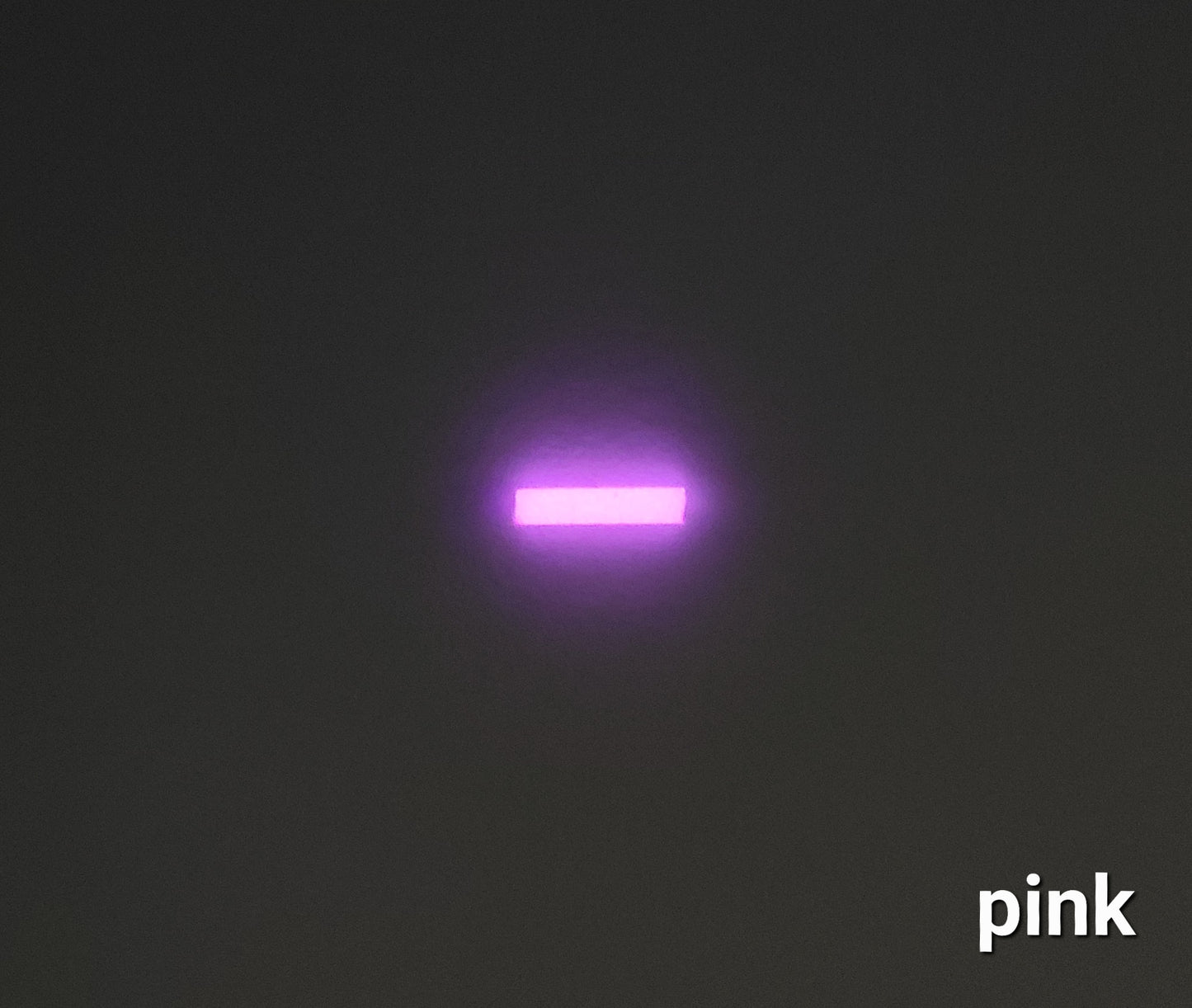GITD Glow in The Dark Glow tubes Pink