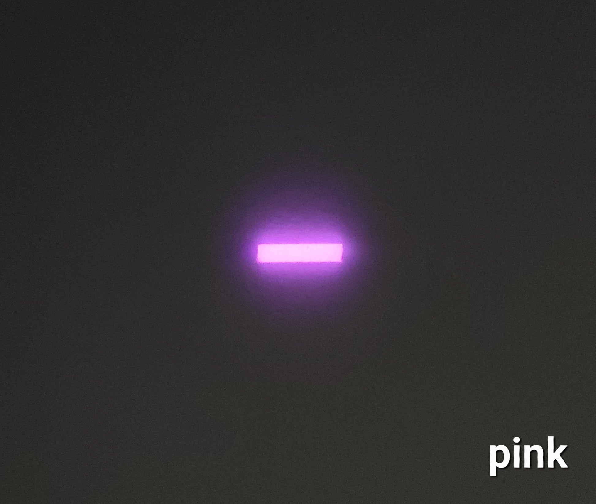 GITD Glow in The Dark Glow tubes Pink