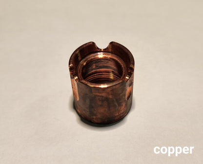 Reylight Pineapple Mini Titanium Copper or Brass *** NEW TAIL CAP ONLY *** COPPER (PATINA)