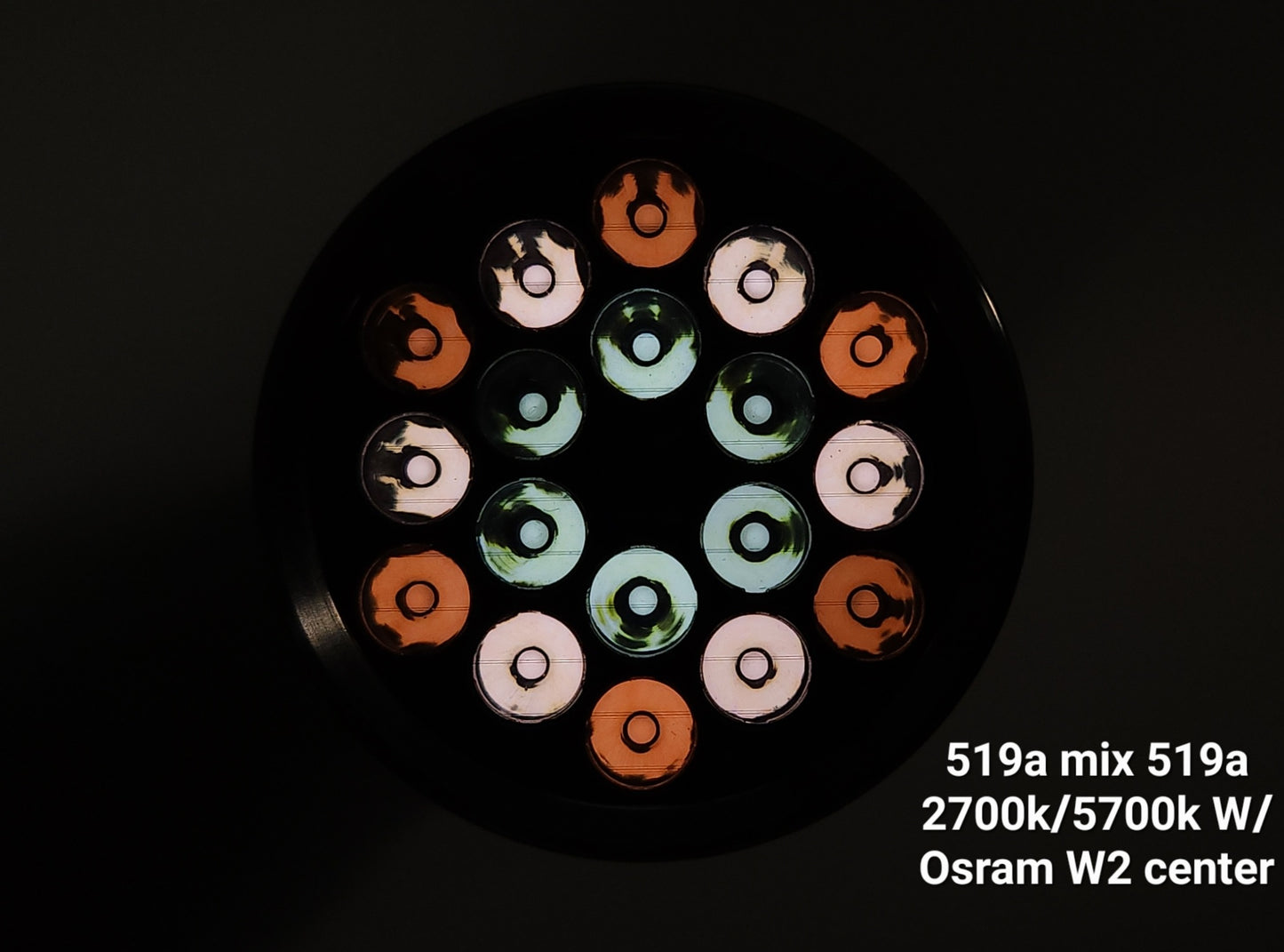 Emisar D18 Custom Emitter MIX Nichia 519A/Osram W2 Anduril 2 UI SAND 519A DE-DOMED