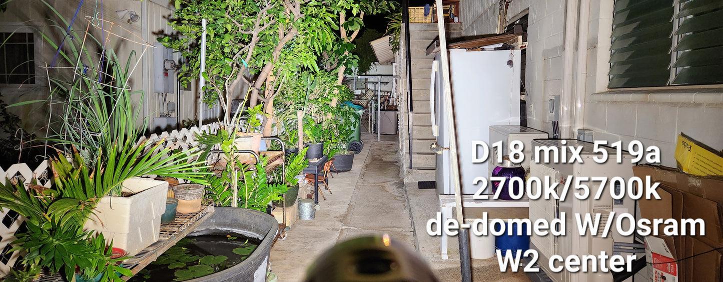 Emisar D18 Custom Emitter MIX Nichia 519A/Osram W2 Anduril 2 UI