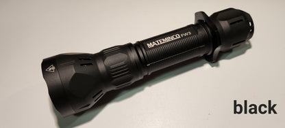 Mateminco FW3 LEP + LED Flashlight 1550 Lumen 1350M 21700