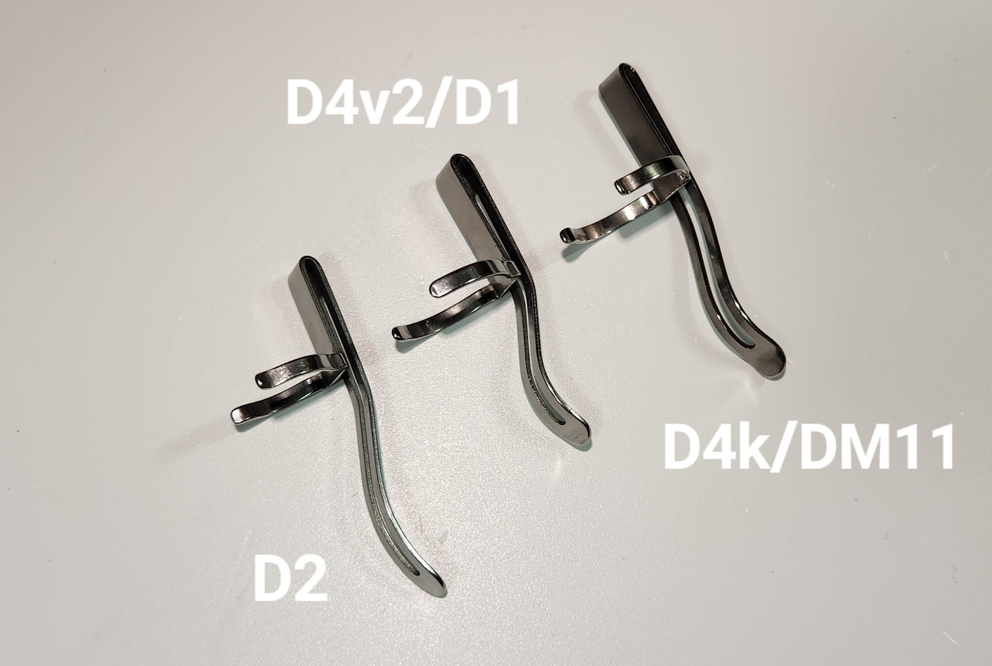 Emisar Noctigon Stainless Pocket Clips